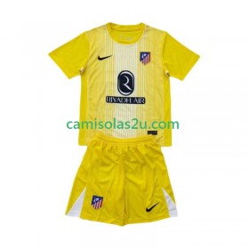 Camisolas de futebol Atlético Madrid Guarda Redes Criança Equipamento Principal 2025/26 Manga Curta